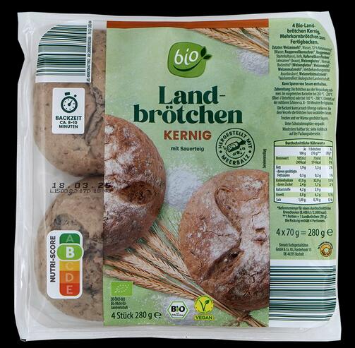 Bio Landbrötchen kernig mit Sauerteig
