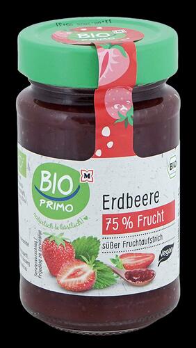 Bio Primo Erdbeere, 75 % Frucht
