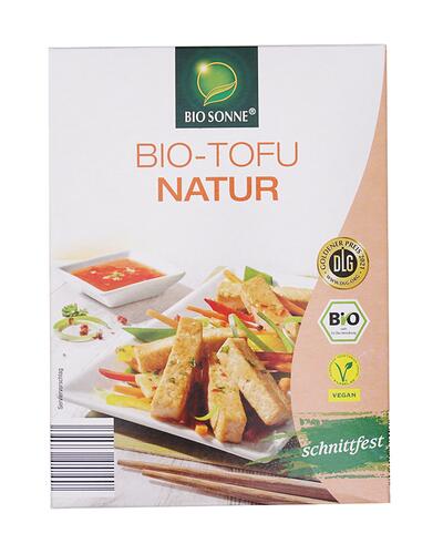Bio Sonne Bio-Tofu Natur, schnittfest