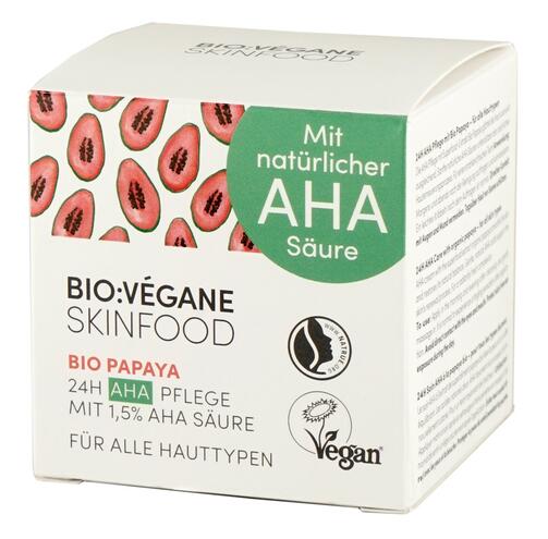 Bio Végane Skinfood Bio Papaya 24H AHA Pflege