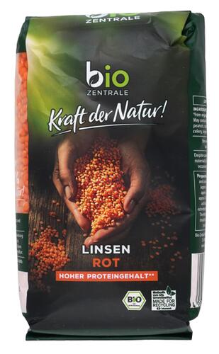 Bio Zentrale Linsen Rot