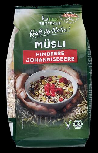 Bio Zentrale Müsli Himbeere Johannisbeere