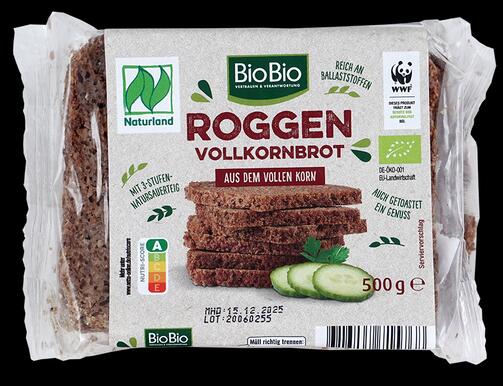 BioBio Roggen Vollkornbrot, Naturland