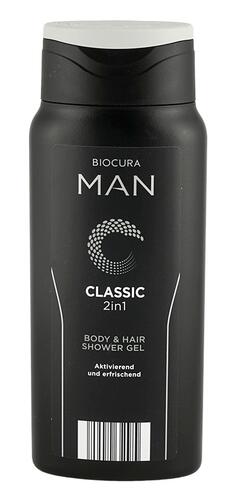 Biocura Man Classic 2 in 1 Body & Hair Shower Gel
