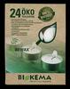 Biokema 24 Öko Teelichter