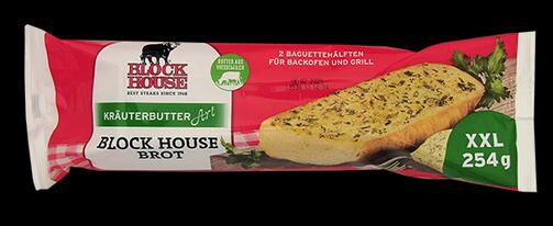 Block House Brot Kräuterbutter Art
