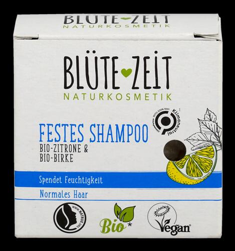 Blütezeit Festes Shampoo mit Bio-Zitrone und Bio-Birke