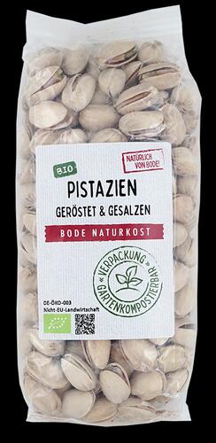 Bode Naturkost Bio Pistazien geröstet & gesalzen