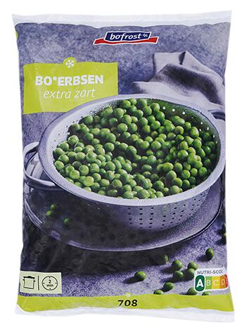 Bofrost Bo-Erbsen extra zart, 708 Bofrost Bo-Erbsen extra zart, 708