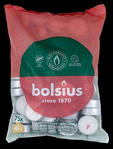 Bolsius Teelichter Max Ambiance Technology, 75 Stück