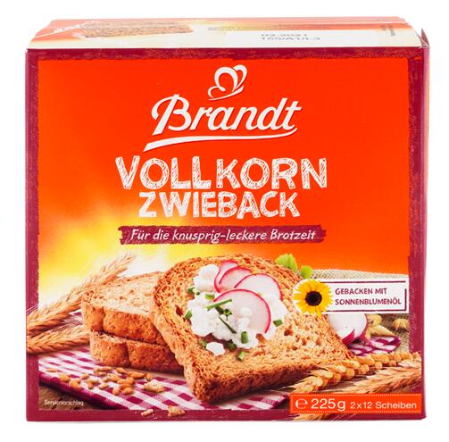 Brandt Vollkorn Zwieback