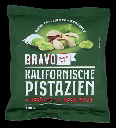 Bravo Kalifornische Pistazien geröstet & gesalzen