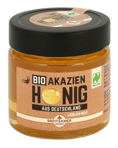 Breitsamer Bio Akazien Honig aus Deutschland, Naturland