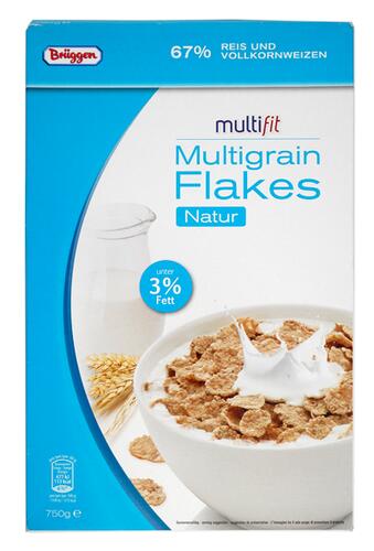Brüggen Multifit Multigrain Flakes Natur