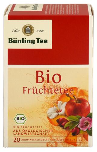 Bünting Tee Bio Früchtetee, Beutel