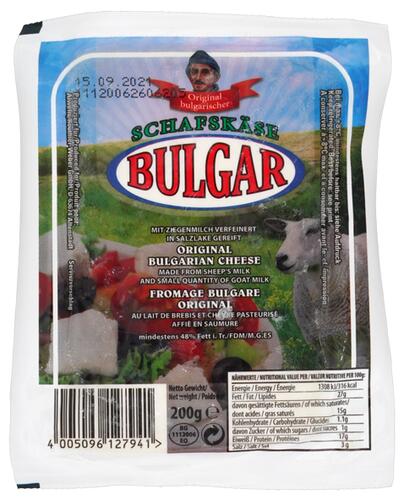 Bulgar Original bulgarischer Schafskäse