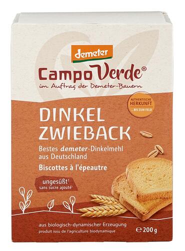 Campo Verde Dinkel Zwieback, Demeter