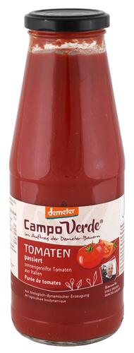 Campo Verde Tomaten passiert, Demeter
