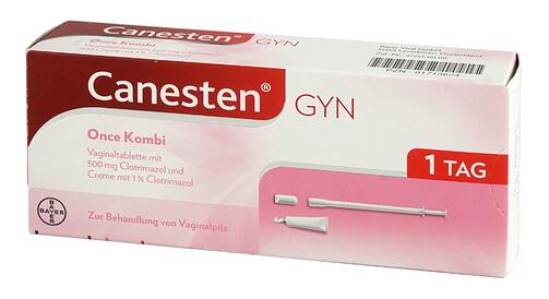 Canesten Gyn Once Kombi 1 Tag, Vaginaltablette und Creme