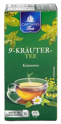 Captains Tea 9-Kräuter-Tee, 25 Beutel