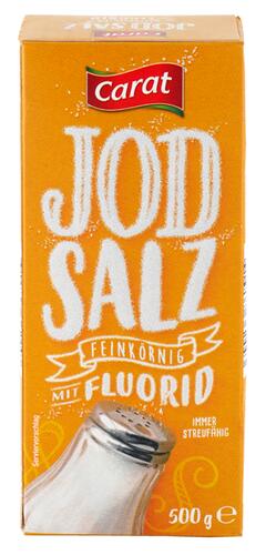 Carat Jodsalz mit Fluorid