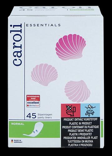 Caroli Essentials 45 Slipeinlagen, Normal