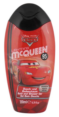 Cars Lightning McQueen 95 Dusch- und Badeschaum Pfirsich