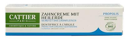 Cattier Zahncreme mit Heilerde Propolis ohne Fluorid Cattier Zahncreme mit Heilerde Propolis ohne Fluorid