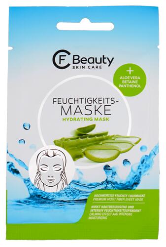 CF Beauty Skin Care Feuchtigkeitsmaske +Aloe Vera, Tuchmaske