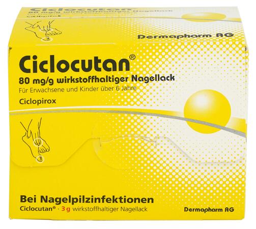 Ciclocutan 80 mg/g, Nagellack