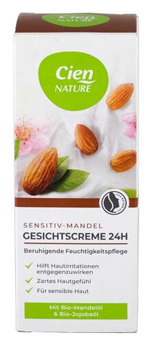 Cien Nature Sensitiv-Mandel Gesichtscreme 24H