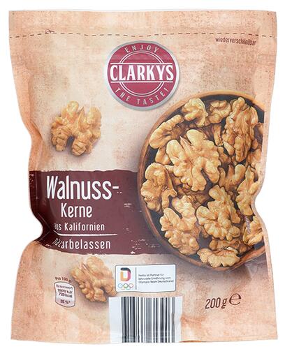 Clarky's Walnusskerne aus Kalifornien, naturbelassen