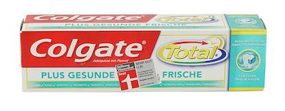 Colgate Total plus gesunde Frische Zahnpasta Colgate Total plus gesunde Frische Zahnpasta