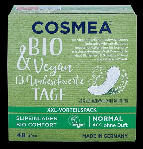 Cosmea Slipeinlagen Bio Comfort Normal, ohne Duft, 48 Stück