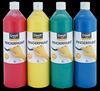 Creall Fingerpaint, 750 ml, 4 Einzelfarben gelb, rot, grün, blau