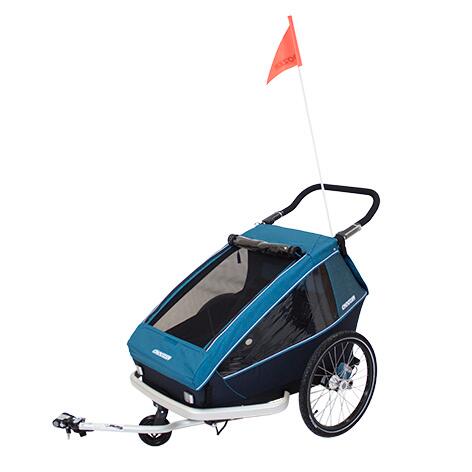 Croozer Kid Plus for 2 2019, ocean blue/night blue