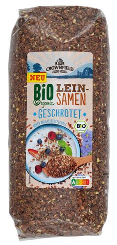 Crownfield Bio Organic Leinsamen geschrotet