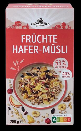 Crownfield Früchte Hafer-Müsli 