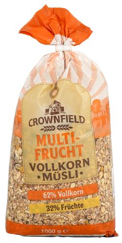 Crownfield Multi-Frucht Vollkorn Müsli