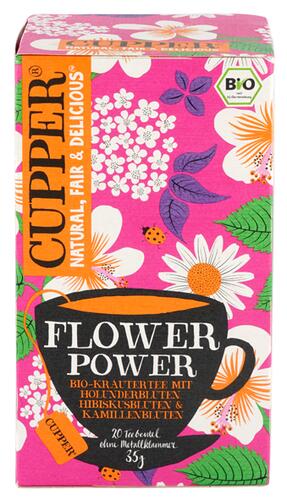 Cupper Flower Power Bio-Kräutertee, 20 Beutel