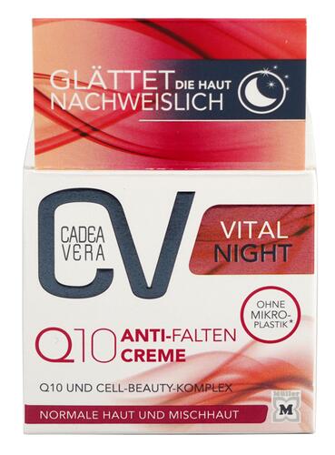 CV Cadea Vera Vital Night Q10 Anti-Falten Creme