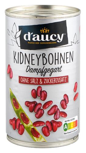 D`aucy Kidneybohnen Dampfgegart