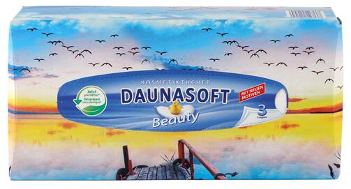 Daunasoft Beauty Kosmetiktücher, 3 Lagen