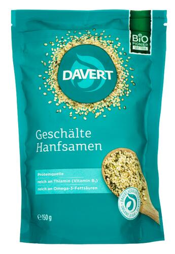 Davert Geschälte Hanfsamen