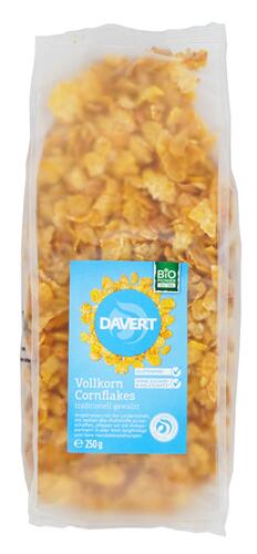 Davert Vollkorn Cornflakes glutenfrei, ohne Zucker- und Salz