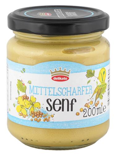 Delikato Mittelscharfer Senf Delikato Mittelscharfer Senf