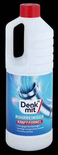 Denk mit Rohrreiniger