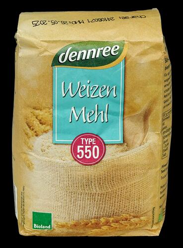 Dennree Bio Weizenmehl Type 550, Bioland