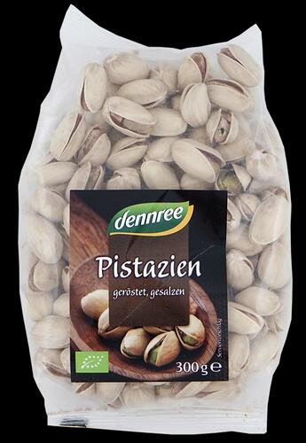 Dennree Pistazien geröstet, gesalzen