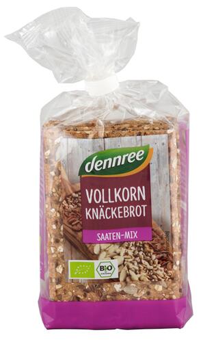 Dennree Vollkorn Knäckebrot Saaten-Mix